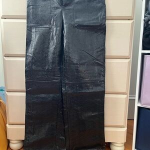 Black Straight Leg Pants